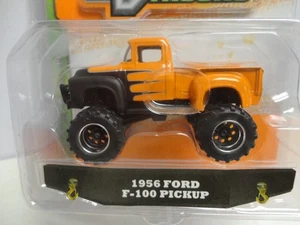 Jada JUST TRUCKS 1956 FORD F-100 PICKUP Orange Truck 2015 Wave 7 - Picture 1 of 3