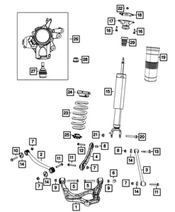 Genuine Mopar Toe Link Assembly 52124840AB - Picture 1 of 3