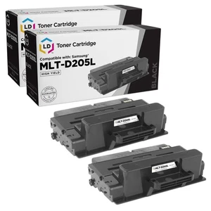Tóneres negros compatibles con LD Samsung MLT-D205L 2PK HY para Samsung serie ML & SCX - Imagen 1 de 9