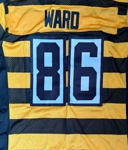 Pittsburgh Steelers #86 Hines Ward - Bumble Bee Jersey - MEDIUM Rugby Style - Picture 1 of 3