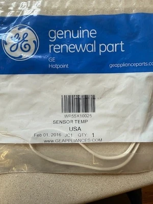 TERMISTOR GE OEM WR55X10025 (SENSOR DE TEMPERATURA) Foto 1 de 3