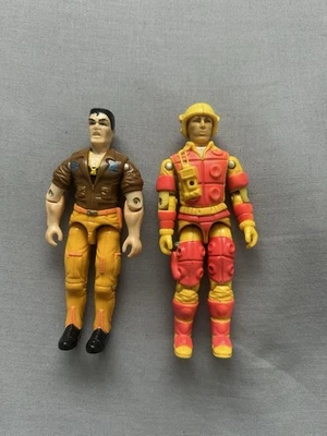 Vintage Hasbro Gi Joe Action Force Bundle, Blowtorch And Grunt - Image 1 of 4