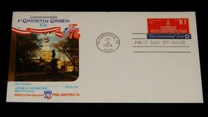 Vintage Cover,1974, UNITED STATES FDC, PHILADELPHIA, PA,Bi-Centennial Revolution - Picture 1 of 5