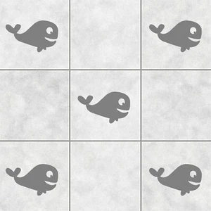 Whale Tile Stickers Decals | Bathroom Toilet Kitchen - Picture 1 of 4