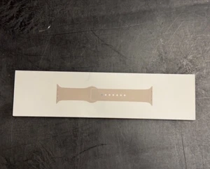 NEW OEM Genuine Apple Watch Sport Band 41mm Starlight S/M Fits 130–180mm Wrists - Picture 1 of 2
