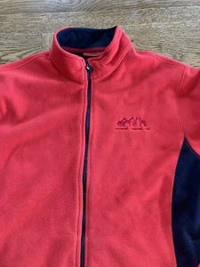 Outback Trading Company Women’s Large Red Black Jacket Fleece WindBreak - Picture 1 of 11