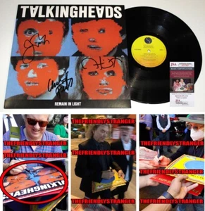 TALKING HEADS signiert "REMAIN IN LIGHT" Vinyl Album PROOF Tina, Chris, Jerry JSA - Bild 1 von 10