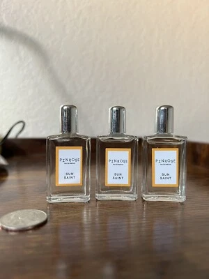 3x Pinrose Sun Saint Eau de Parfum EDP MINI Splash Dabber .3oz, 9ml Nuevo Sin Caja Foto 1 de 2