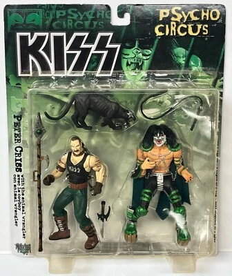 KISS "Psycho Circus" Peter Criss & The Animal Wrangler Action Figure 2-Pack*1998 Foto 1 de 4