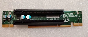 Tarjeta vertical Supermicro RSC-R1UW-2E16 1U 2x PCI-Express 3,0 x16 Rev 1 con soporte - Imagen 1 de 2