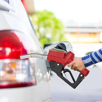 Pistola ugello benzina 1 pollice con misuratore di portata carburante benzina pistola ricarica - Immagine 1 di 4