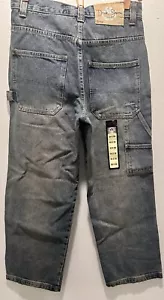 Vintage Deadstock DTEK Jeans Baggy Y2K Jeans Size 30x30Hip Hop Skate - Picture 1 of 6