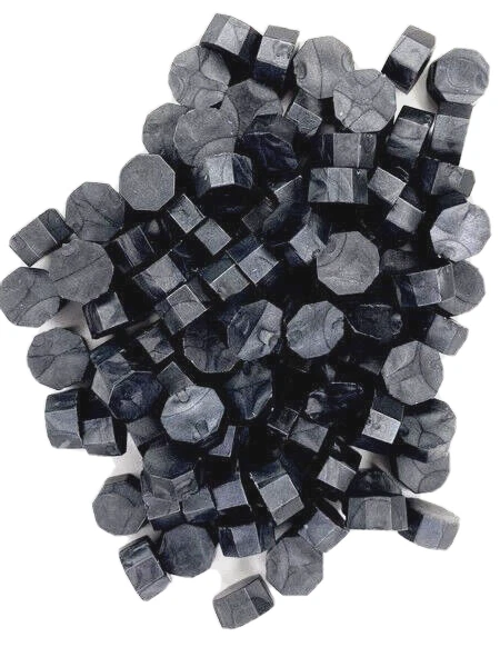 Cuentas de cera de sellado de perlas gris oscuro/negro para tarjetas, invitaciones, aprox 250 cuentas Foto 1 de 1