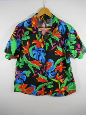 Toucan Dance Hawaiian Shirt Men XL Button Up Tropical Aloha - Image 1 of 4