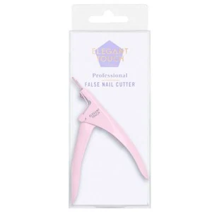 Elegant Touch Professional False Nail Cutter Pink Finish - Ergonomic Design - Picture 1 of 1