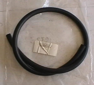 12mm INNER DIAMETER 16mm OUTER DIAMETER BLACK NEOPRENE FUEL LINE PIPE 1 METRE - Picture 1 of 1