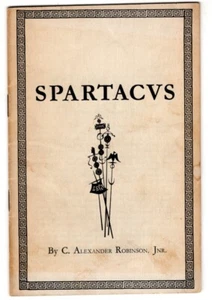 SPARTACUS C Alexander Robertson 1960 Film History booklet - Imagen 1 de 2