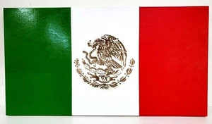 Mexican Flag Hidden Gun Storage Safe Concealment Cabinet Mexico Design Door - Picture 1 of 9
