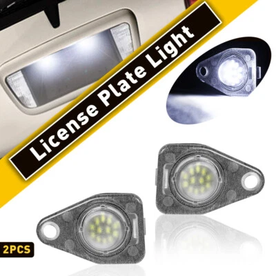 Par de luces de placa de licencia para Ford Expedition Freestar Taurus Navigator [LED COMPLETO] Foto 1 de 4