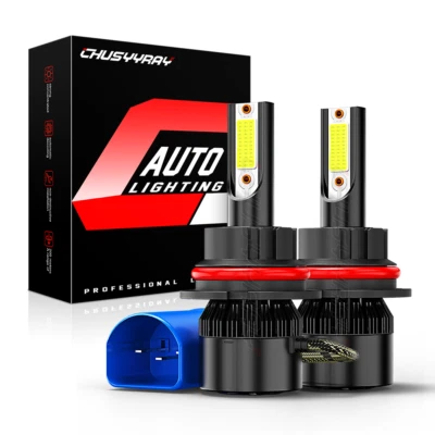 Kit de faros LED 9007 HB5 6000K blanco bombillas altas/bajas para Dodge Intrepid 1993-1997 Foto 1 de 4