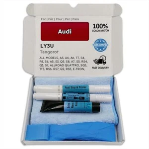 Touch up paint for Audi Red TANGOROT LY3U A3 A4 A6 TT S4 R8 S6 A5 S3 Q5 S8 A7 - Picture 1 of 4