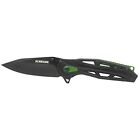Schrade UG Green/Black 7.5in High Carbon S.S. Ultra-Glide Folding Knife with