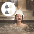  4 Pcs Felt Shower Cap Bathroom Sauna Hat for Long Hair Mat Protector