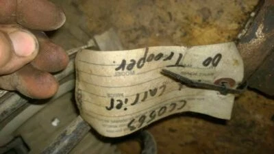 98 99 00 01 02 ISUZU TROOPER 4.30 MONTAJE PORTADOR 39078 Foto 1 de 3