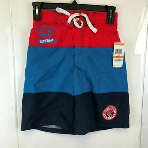 Epic Thread Boys Superman Swimming Trunks Small NWT - Picture 1 of 4