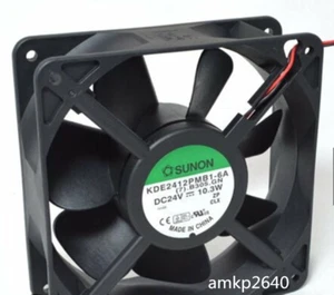 1PC For SUNON KDE2412PMB1-6A DC 24V10.3W12038 120x120x38mm 12cm cooling fan amk - Picture 1 of 6