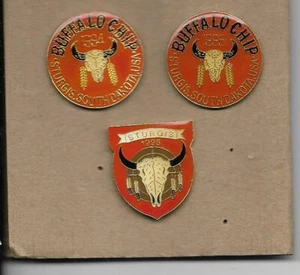 1994-5 STURGES BUFFALO CHIPS & 1995 STURGES PINBACKS - Picture 1 of 1