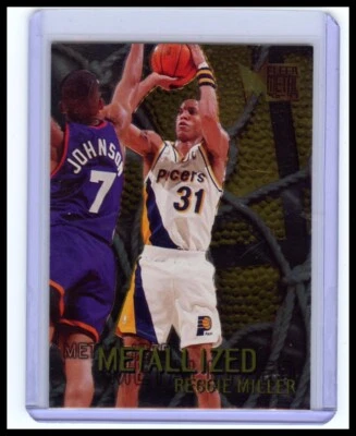 1996-97 Metal #129 Reggie Miller - Image 1 of 2