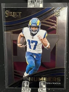 PUKA NACUA-----2023 PANINI-----SELECT-----NUMBERS-----ROOKIE-----RAMS - Picture 1 of 2
