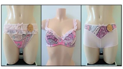 AIMEE L PINK LINGERIE SET - Image 1 of 4