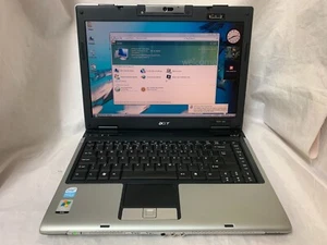 Vintage Acer Aspire 3680 14.1 inch Laptop Notebook Intel 1.6 Ghz 2 GB Ram - Picture 1 of 15