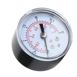 (0-15psi 0-1bar) Axial Pressure Gauge 1/8inch Practical Durable - Picture 1 of 8