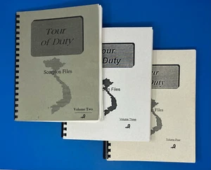 Lot of 3 Tour of Duty: Scorpion Files Fanzine Nos. 2, 3, 4 Vietnam War, TV Show - Picture 1 of 16