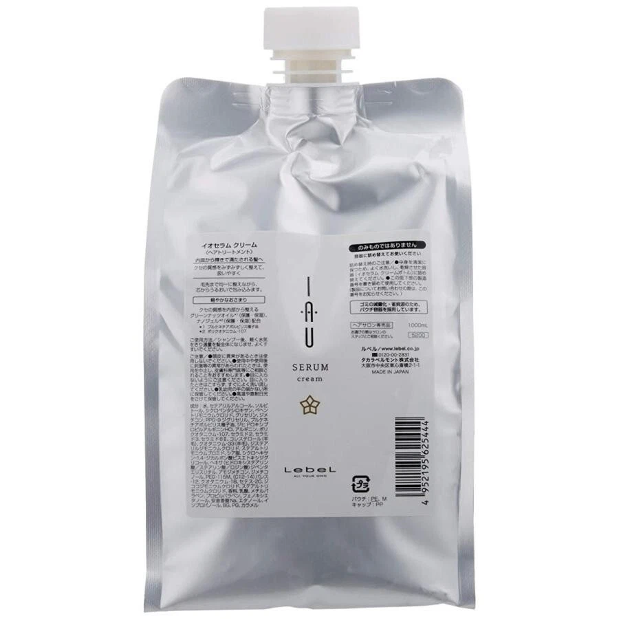 LebeL IAU SERUM Creem Hair Treatment Refill 1000ml - Image 1 of 1