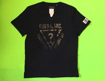 GUESS Los Angeles Men’s Short Sleeve T-Shirt Size MEDIUM Black Cotton - Image 1 of 4