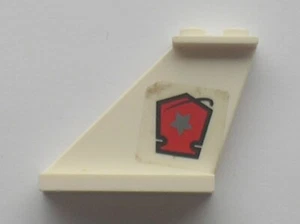 LEGO White Tail 4x1x3 Space Police 3 Left Side Sticker Ref 2340pb038L Set 5971 - Picture 1 of 1