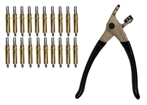 20 each C3/16 Cleco Fasteners (Made in USA) w/ Pliers - Picture 1 of 1
