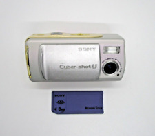 Sony Cyber-Shot DSC-U10 1.3MP MPEG Vintage Mini Digital Camera TESTED 8MB Memory
