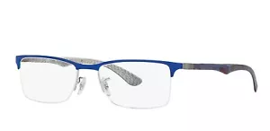 RB Optics Eyeglasses * Carbon Fiber RB8413-2891 Blue & Grey - Picture 1 of 8