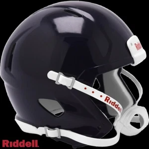 Kit de casco de fútbol americano MINI Riddell Speed azul marino brillante - Imagen 1 de 16