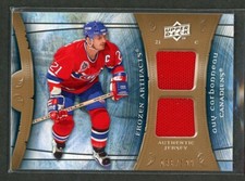 2009-10 Artifacts Frozen Artifacts Jersey #FAGC Guy Carbonneau 30/199 *16536