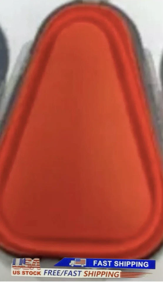 Pizza Storage Container Box Foldable Triangle Reusable Pack Container Multiuse - Image 1 of 4