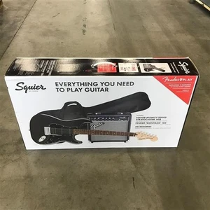 PAQUETE DE GUITARRA SQUIER BY FENDER AFFINITY STRATOCASTER HSS CON AMPLIFICADOR FRONTMAN  - Imagen 1 de 9