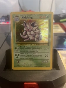 Pokémon TCG Base Set 2 Nidoking 11/130 Holo Rare mit Swirl Lightly Played - Bild 1 von 5