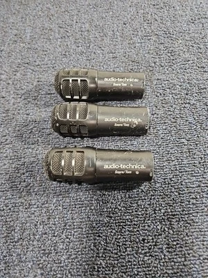 Lot of 3 AUDIO TECHNICA Snare / Tom Microphones - UNTESTED AS IS - Image 1 of 4