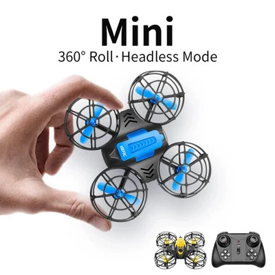 Rc Drone 4ch 6-Axis Headless Mode Helicopter 360° Flip Quadcopter Toy Mini Drone - Image 1 of 4